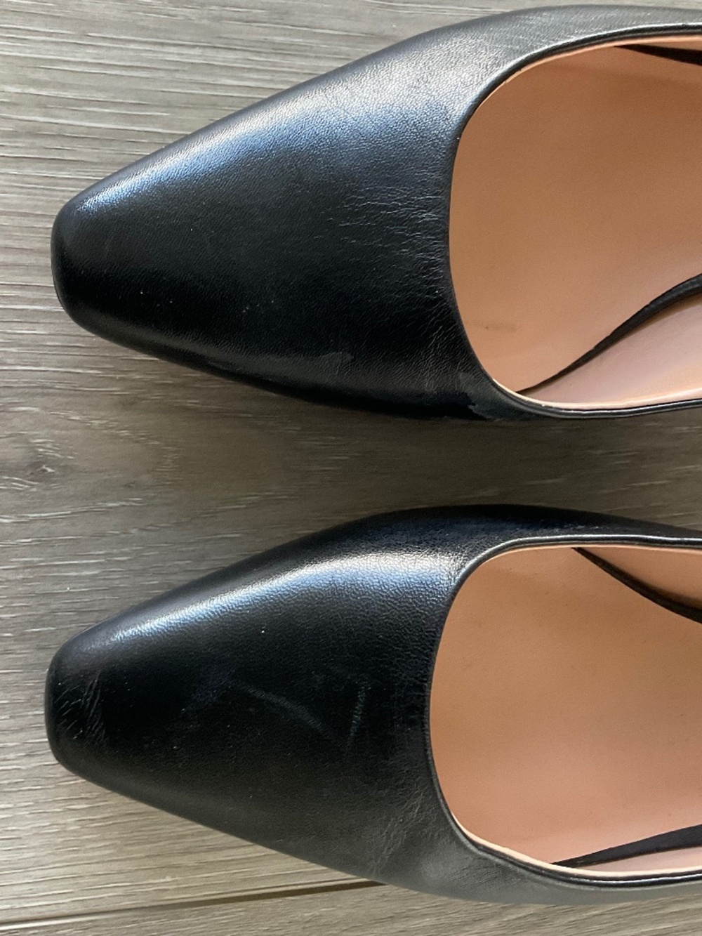 FRANCO SARTO Jacer Slingback Pump Block Heel in Black Leather Size 9.5 - Picture 4 of 14